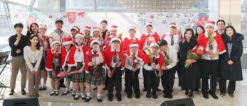 [포토]한경협, 장애인청소년합창단 초청 수요로비음악회 개최