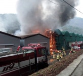 진주 한 버섯농장서 ‘불’ … 소방당국 진화 중