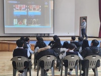 신안경찰서, 압해중학교 학교폭력·사이버 도박 범죄 예방 교육
