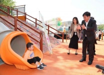 마포구 망원유수지 어린이체육센터 개장