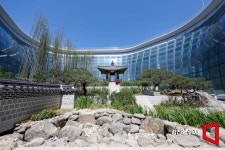 [포토] 인천공항 4단계 건설 가든팁 중정 공개