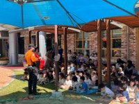 광주 북부소방서, 유치원 대상 합동소방훈련