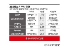 재산분할 '1조3800억'…최태원, 팔 수 있는 지분 얼마나