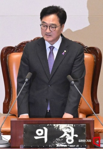 [포토] 당선 인사하는 우원식 의장