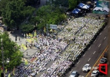 [포토] 총력투쟁 결의대회 여는 보건의료조합