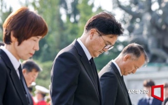 [포토] 현충원 참배 나선 우원식 국회의장