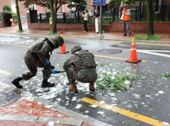 경기북부 및 서울시, 53건의 신고…북한 대남 쓰레기 풍선 25일 만에 다시 살포