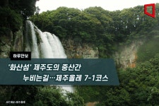 [하루만보]화산섬 제주도의 중산간 누비는 길…제주올레 7-1코스