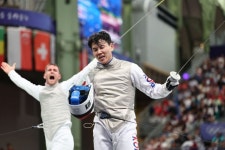 펜싱 남자 플뢰레 유일 출전 하태규, 32강 첫 경기 탈락[파리올림픽]