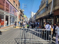 성동구 성수동 연무장길 차 없는 ‘보행 안전거리’ 운영