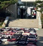 남녀공학 결사반대 발칵 뒤집힌 동덕여대 근조화환·과잠시위