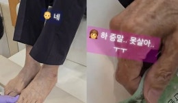 손톱 못 깎으셔서…네일샵 찾은 90대 참전용사 영상 뭉클