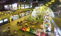 “겨울에도 오세요”…서대문구 카페폭포, 초대형 투명 돔 구조물 설치