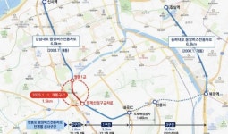 헌릉로 중앙버스전용차로 개통… 강남대로 버스길 완성