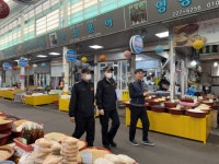 광주 동부소방, 설 대비 전통시장 화재 예방 활동