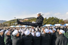 [포토] 해군병 710기, 조국 해양수호를 위한 힘찬 항진 시작