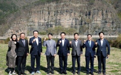 [포토]김완섭 환경부장관, 화순 적벽 방문