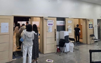 21대 대선 사전투표율 오전 9시 3.55%…역대 최고