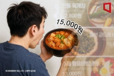 수도권 점심 한끼에 9500원…삼성동 1만5000원