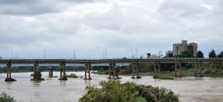 극한 호우…광주 유일 6·25 격전지 옛 산동교 붕괴 위기