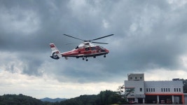 경기도119특수대응단, 소방헬기 자체정비로 1억원 예산 절감