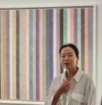 지퍼 잠글 때의 기분 좋은 느낌 표현했죠...김민정 개인전 One after the Other