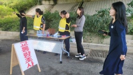 마산합포구 진북면, 교통량 조사원 현장 격려·안전 당부