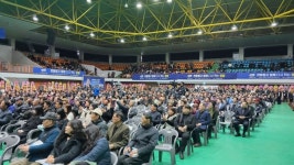 전동평 돌아왔다…영암실내체육관 가득 메운 5천 인파