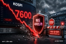 코스피, 7500선으로 6%대 급락…매도 사이드카 발동