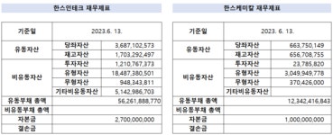 법정 관리 한스인테크·한스케미칼 새 주인 찾는다 [넘버스]