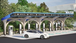 [단독] 워터, 국내 고속도로 휴게소에 테슬라 NACS 호환 급속충전기 첫 구축