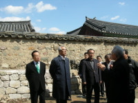 경주 방문한 최 장관, 고고학자 면모 유감없이 발휘