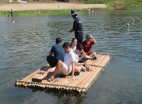 은어 잡고, 물장구치니, 여름 더위 싹가셨네!