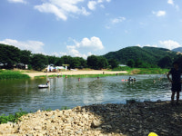 은어 잡고, 물장구치니, 여름 더위 싹가셨네!