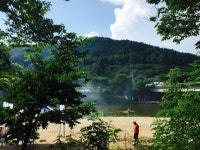 은어 잡고, 물장구치니, 여름 더위 싹가셨네!