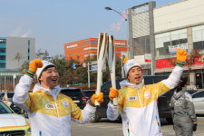 KTX 안에서도 성화봉송을?