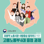 2019 고용노동부 6개 중점 과제