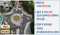 회전교차로 설치했더니 교통사고 사상자 절반으로 뚝