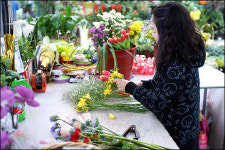 졸업시즌 꽃시장 `썰렁’