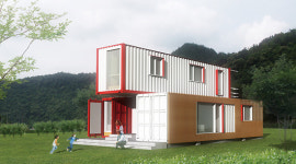 컨테이너로 만든 ‘네모하우스’