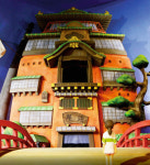 ‘화면 밖으로’ 나온 치히로와 토토로