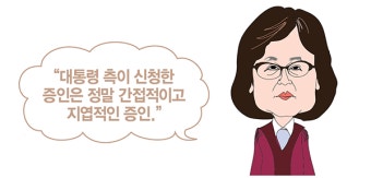 “대통령 측이 신청한 증인은 정말 간접적이고 지엽적인 증인.” [말말말]