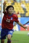 축구선수 지소연 “여자축구도 잘해요”