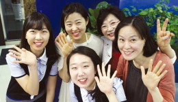 여직원으로만 구성된 산업은행 이수점