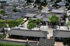 소나무 숲에서 솔향 맡으며 지친 심신 달래요