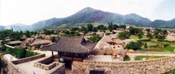 소나무 숲에서 솔향 맡으며 지친 심신 달래요