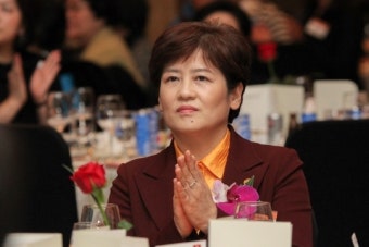 김운용·강은희·조윤선·조배숙·이동섭 여성체육대상에 참석한 정계 인사들