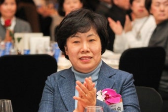 김운용·강은희·조윤선·조배숙·이동섭 여성체육대상에 참석한 정계 인사들