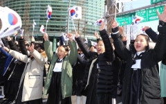 제99주년 3.1절 도심 곳곳 ‘만세’ 물결