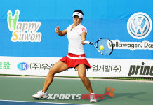 이진아, 동아시안게임 테니스 단식 준결승 선착
